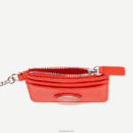 Lacoste מחזיק כרטיסי עור עם גרגירים עם וו נצמד DZ4D0D2809 corrida l41 נשים - Image 3