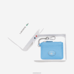 Lacoste מחזיק כרטיסי עור עם גרגירים עם וו נצמד DZ4D0D2811 ארגנטינה 213 נשים - Image 3