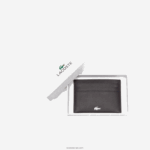 Lacoste מחזיק לכרטיסי עור פיצג'רלד DZ4D0D2051 חום כהה 028 גברים - Image 3