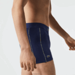 Lacoste מטען רשת טכנית נושמת DZ4D0D1556 כחול כהה צעקני צהוב 39n גברים - Image 3