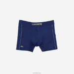 Lacoste מטען רשת טכנית נושמת DZ4D0D1556 כחול כהה צעקני צהוב 39n גברים - Image 4