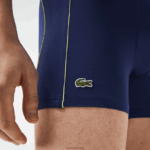 Lacoste מטען רשת טכנית נושמת DZ4D0D1556 כחול כהה צעקני צהוב 39n גברים - Image 6