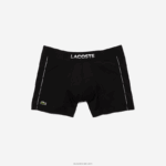 Lacoste מטען רשת טכנית נושמת DZ4D0D1557 שחור לבן 258 גברים - Image 5