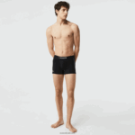 Lacoste מטען רשת טכנית נושמת DZ4D0D1557 שחור לבן 258 גברים - Image 6