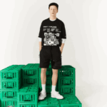 Lacoste מכנס ברמודה ניילון live x minecraft DZ4D0D1634 שחור 031 גברים - Image 2