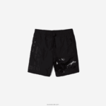 Lacoste מכנס ברמודה ניילון live x minecraft DZ4D0D1634 שחור 031 גברים - Image 5