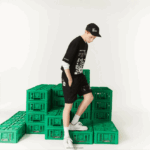 Lacoste מכנס ברמודה ניילון live x minecraft DZ4D0D1634 שחור 031 גברים - Image 10