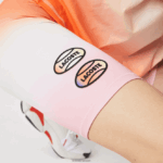 Lacoste מכנסי אופני שיפוע ספורט קיץ DZ4D0D2661 ורוד לבן כתום dfk נשים - Image 6