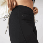 Lacoste מכנסי אופניים ספורטיביים DZ4D0D2654 שחור 8vm נשים - Image 4