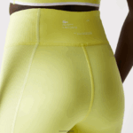 Lacoste מכנסי אופניים ספורטיביים DZ4D0D2655 ירוק צהוב צעקני bzc נשים - Image 4
