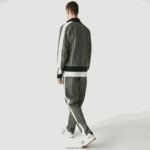 Lacoste מכנסי אימונית אקארד מונוגרמה חיה DZ4D0D1187 ירוק בז '7m4 גברים - Image 3
