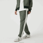 Lacoste מכנסי אימונית אקארד מונוגרמה חיה DZ4D0D1187 ירוק בז '7m4 גברים - Image 8