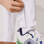 Lacoste מכנסי אימונית מבד קל משקל DZ4D0D549 לבן 001 גברים - Image 8