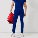 Lacoste מכנסי אימונית ממותגי ספורט DZ4D0D1119 כחול אדום לבן an3 גברים - Image 3