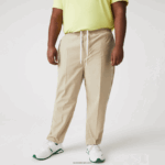 Lacoste מכנסי אימונית עמידים במים DZ4D0D1118 בז' c5u גברים - Image 3
