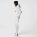 Lacoste מכנסי אימונית צמר בעיצוב מונוגרמה חי DZ4D0D2574 לבן כחול dpq נשים - Image 6