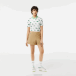 Lacoste מכנסי ברמודה גולף למתוח ספורט DZ4D0D2452 בז' cb8 נשים