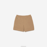Lacoste מכנסי ברמודה גולף למתוח ספורט DZ4D0D2452 בז' cb8 נשים - Image 4