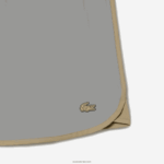 Lacoste מכנסי ברמודה דו גוונים DZ4D0D2451 בז' אפור 7 מ' נשים - Image 6
