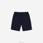 Lacoste מכנסי ברמודה מכותנה קלים משקל DZ4D0D3106 כחול כהה 166 בנים - Image 2
