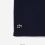 Lacoste מכנסי ברמודה מכותנה קלים משקל DZ4D0D3106 כחול כהה 166 בנים - Image 3