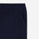 Lacoste מכנסי ברמודה מכותנה קלים משקל DZ4D0D3106 כחול כהה 166 בנים - Image 4