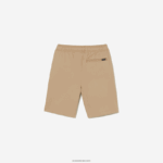 Lacoste מכנסי ברמודה מכותנה קלים משקל DZ4D0D3107 בז' wu7 בנים - Image 5