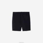 Lacoste מכנסי ברמודה קצרים מכותנה אורגנית מתיחה בכושר רגיל DZ4D0D436 כחול כהה hde גברים - Image 5