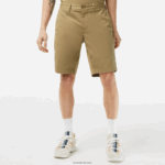 Lacoste מכנסי ברמודה קצרים מכותנה בגזרה דק בגזרה DZ4D0D431 בז' cb8 גברים - Image 2
