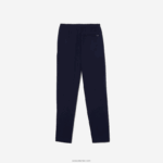 Lacoste מכנסי גבארדין מכותנה מתיחה DZ4D0D3269 כחול כהה 166 בנים - Image 6