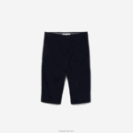 Lacoste מכנסי גבארדין קצרים בגזרה דק בגזרה DZ4D0D554 כחול כהה 166 גברים - Image 4