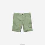 Lacoste מכנסי גבארדין קצרים בגזרה דק בגזרה DZ4D0D553 ירוק s86 גברים - Image 5