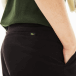 Lacoste מכנסי גברדין מתיחה בגזרה דקיקה DZ4D0D548 שחור 031 גברים - Image 6