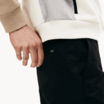 Lacoste מכנסי גברדין מתיחה בגזרה דקיקה DZ4D0D548 שחור 031 גברים - Image 7