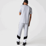 Lacoste מכנסי ג'וגינג בצבעי צמר צבעוניים עם פסים DZ4D0D1148 סיני אפור שחור לבן sj1 גברים - Image 3