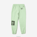 Lacoste מכנסי ג'וגינג מכותנה בהדפס מורשת חי DZ4D0D1136 הי ירוק גברים - Image 6
