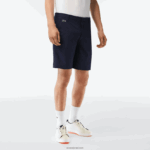 Lacoste מכנסי גולף קצרים קלים משקל DZ4D0D443 כחול כהה 166 גברים - Image 2
