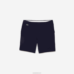 Lacoste מכנסי גולף קצרים קלים משקל DZ4D0D443 כחול כהה 166 גברים - Image 5