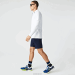 Lacoste מכנסי גולף קצרים קלים משקל DZ4D0D443 כחול כהה 166 גברים - Image 6
