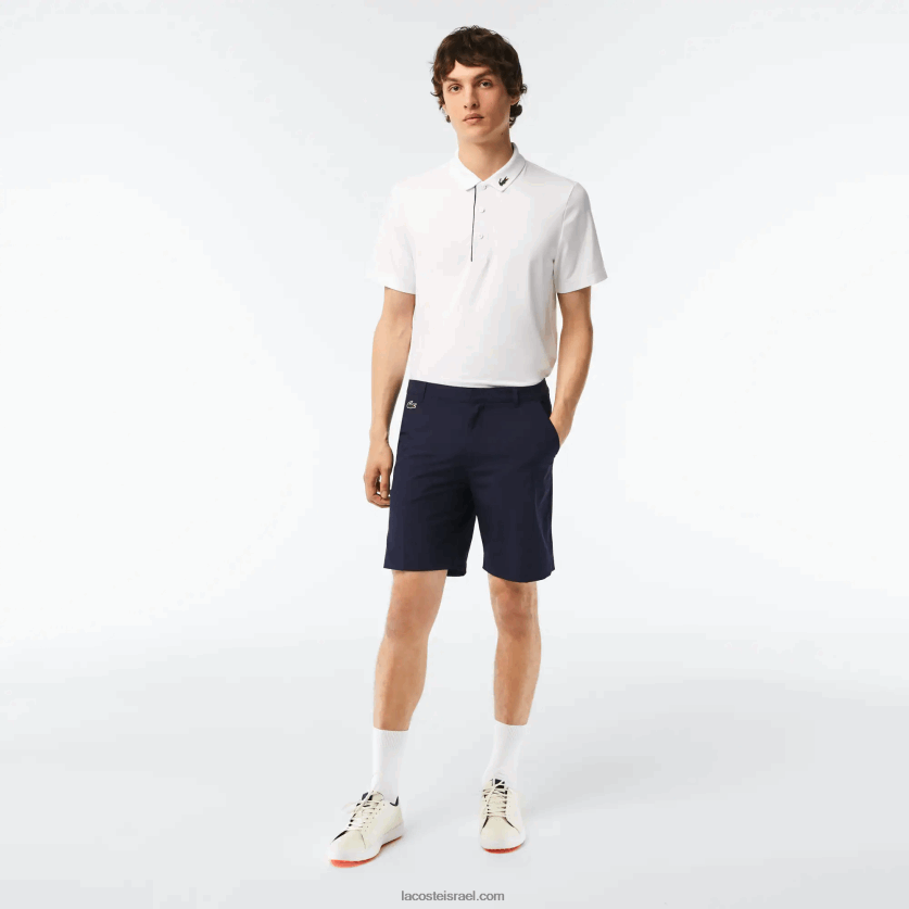 lacoste_d79ed79bd7a0d7a1d799_d792d795d79cd7a3_d7a7d7a6d7a8d799d79d_d7a7d79cd799d79d_d79ed7a9d7a7d79c_dz4d0d443_d79bd797d795d79c_.png Lacoste מכנסי גולף קצרים קלים משקל DZ4D0D443 כחול כהה 166 גברים - Image 1
