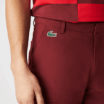 Lacoste מכנסי גולף קצרים קלים משקל DZ4D0D445 בורדו zs1 גברים - Image 4