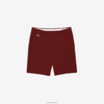 Lacoste מכנסי גולף קצרים קלים משקל DZ4D0D445 בורדו zs1 גברים - Image 5