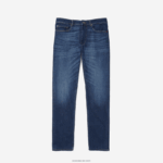 Lacoste מכנסי ג'ינס מכותנה נמתחת בגזרה דקיקה DZ4D0D419 כחול mk9 גברים - Image 6
