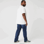 Lacoste מכנסי ג'ינס מכותנה נמתחת בגזרה דקיקה DZ4D0D419 כחול mk9 גברים - Image 9