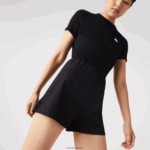 Lacoste מכנסי חגורה קצרים ניתנים להסרה DZ4D0D2644 שחור c31 נשים - Image 6