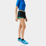 Lacoste מכנסי טניס עם תחתונים מובנים DZ4D0D2443 שחור ירוק glv נשים - Image 2
