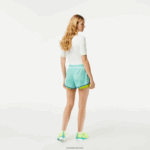 Lacoste מכנסי טניס עם תחתונים מובנים DZ4D0D2444 נענע זלי נשים - Image 3