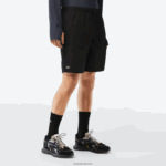 Lacoste מכנסי טניס קצרים באריגת יהלומים מוצקים DZ4D0D1443 שחור 031 גברים - Image 2