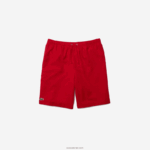 Lacoste מכנסי טניס קצרים באריגת יהלומים מוצקים DZ4D0D1444 אדום 029 גברים - Image 3