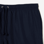 Lacoste מכנסי טניס קצרים באריגת יהלומים מוצקים DZ4D0D1441 כחול כהה 166 גברים - Image 6